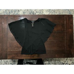 BCX Black blouse Size Medium